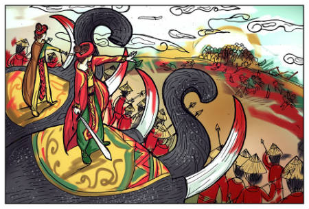 ke chuyen hai ba trung